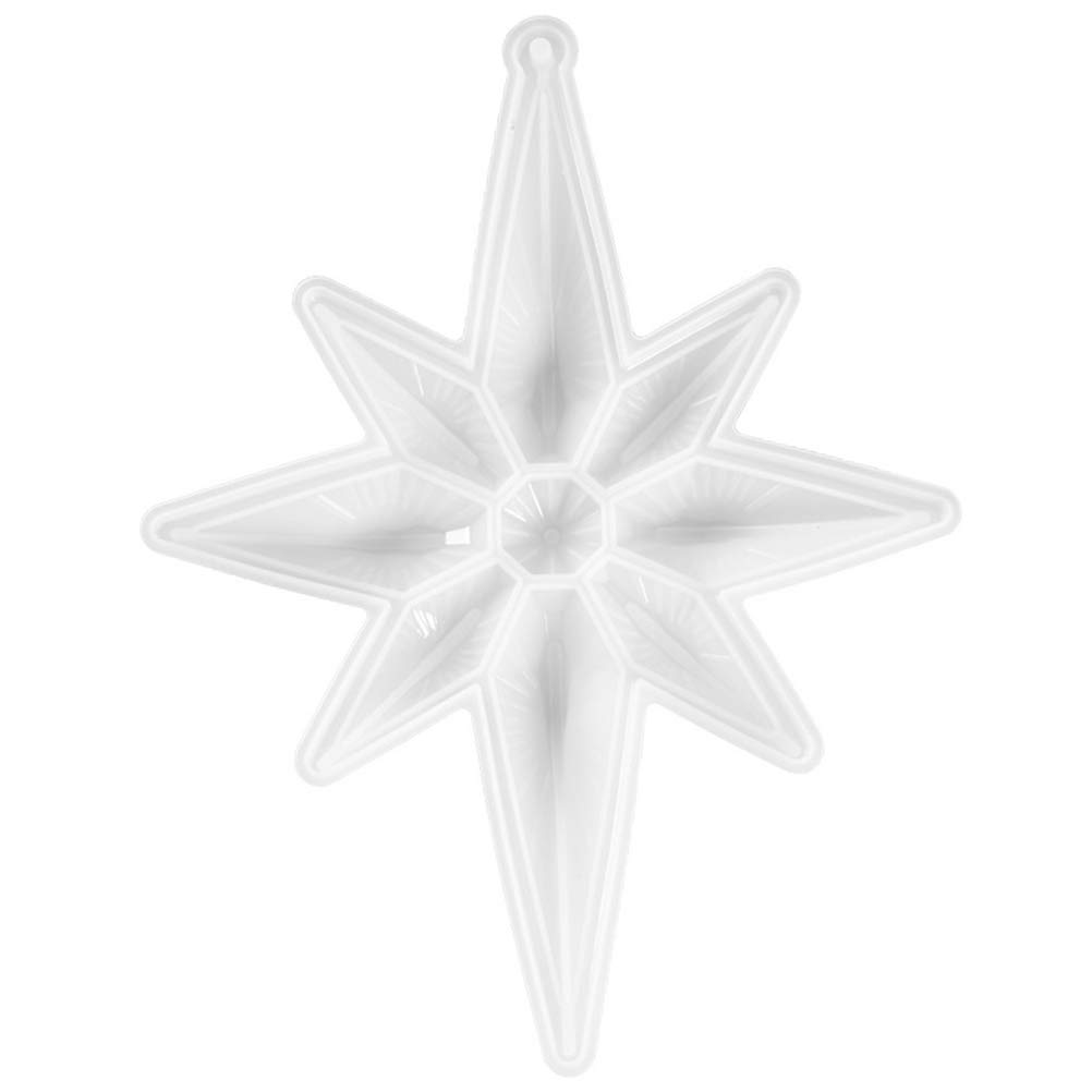 Stampo in Silicone per Resina Epossidica Forma Stella Irregolare a Otto Punte, Flessibile e Facile da Conservare, per Accessori Fai da Te e Decorazioni da Scrivania