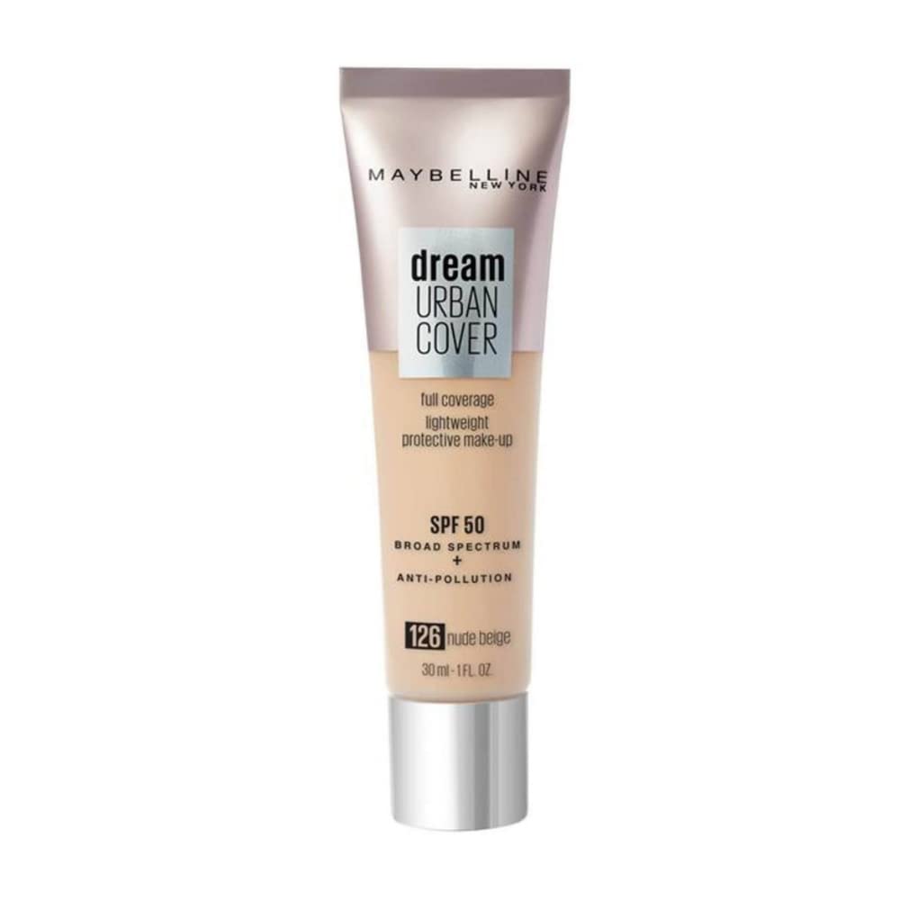 Maybelline Dream Urban Cover Full Coverage Foundation 30ml - 126 Nude Beige