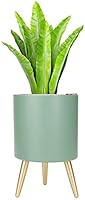 MUDEELA Planter Pot with Stand, 7.5 inches Plant Pot with Self Watering & Drainage System, Indoor Outdoor Plant Pot with...