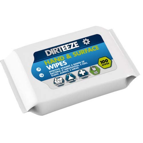 DirteezeDHSF100 Hand Surface Wipes 100 Pieces