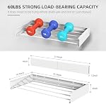 Clothes Drying Rack Wall Mounted,Laundry Drying Rack Wall Mount,Foldable,Collapsible,60 lb Capacity 5 Aluminium Poles (31.5'', Flat)