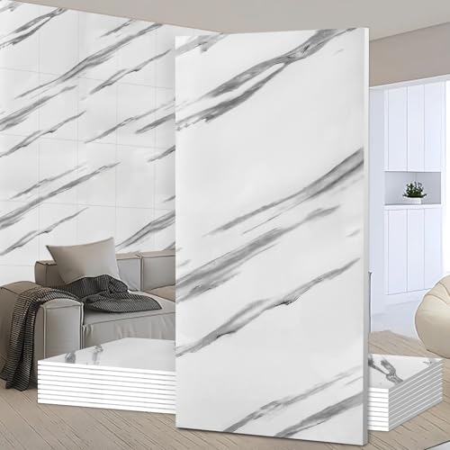 JUGATAMAIBU 20PCS Peel and Stick Floor Tile Shower Tile Waterproof