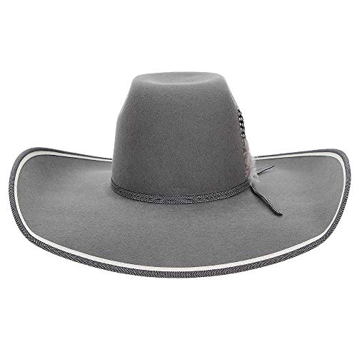 Chapéu Pralana Copa Alta 30X Feltro Cinza 23440