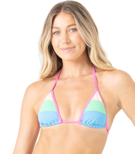 Roxy Maillot de Bain Taille XL à Rayures Mélangées avec Coussinets - 4