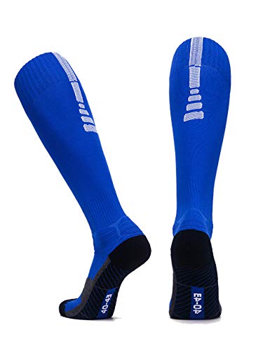 Los Hombres Calcetines de fútbol, Calcetines de Compresión Deportivas para Niños Adultos, Largas de Soccer de Algodón Elástico Transpirable, para Baloncesto, Lacrosse, Rugby, Hockey& Otros Deportes