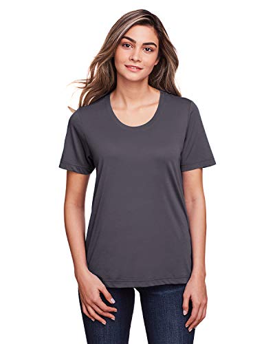 Core 365 Ladies' Fusion ChromaSoft™ Performance T-Shirt 2XL CARBON