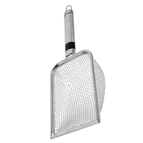 BESPORTBLE Stainless Steel Mesh Shovel Heavy Duty Beach Tool Multi-use Outdoor Shovel