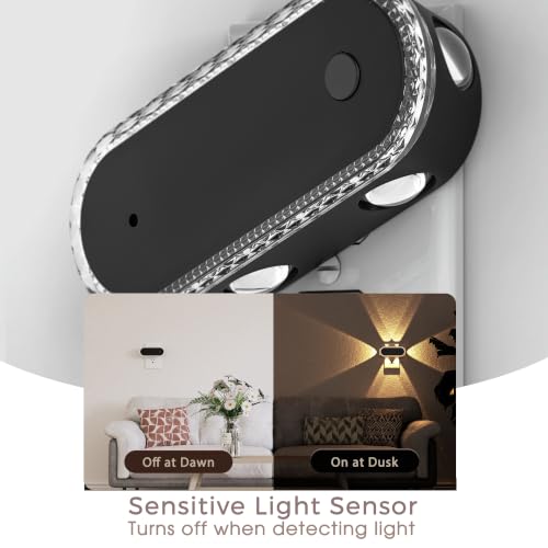 Image of Briignite Night Light 4 Pack 3000K Night Lights Plug into Wall Projector | Night Light Projector, Plug in Night Light, 3 Brightness Adjustable, Dusk to Dawn Sensor, Nightlight for Bathroom, Home Decor