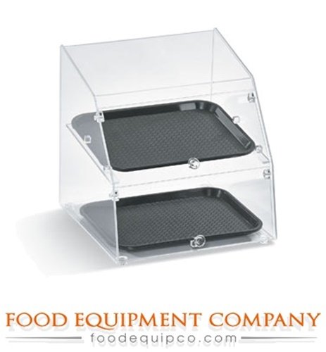 Curved-Front Pastry Display Case - (2)10x14" Trays