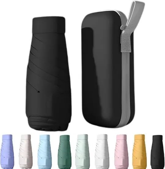 Image of ๐ช๐ข๐ข๐ ๐ญ๐ฌ UV Travel ๐ ๐ถ๐ป๐ถ ๐๐ผ๐น๐ฑ๐ถ๐ป๐ด Ultra Compact pastel ๐จ๐บ๐ฏ๐ฟ๐ฒ๐น๐น๐ฎ with Case, Manual Open ๐ฒ ๐ฅ๐ถ๐ฏ๐ Lightweight ๐ฃ๐ผ๐ฟ๐๐ฎ๐ฏ๐น๐ฒ, Small Sun & Rain ๐ฃ๐ผ๐ฐ๐ธ๐ฒ๐ ๐จ๐บ๐ฏ๐ฟ๐ฒ๐น๐น๐ฎ for Men and Women- Use in ๐ฅ๐ฎ๐ถ๐ป & ๐ฆ๐๐บ๐บ๐ฒ๐ฟ