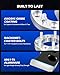 Orion Motor Tech 5x4.5 Wheel Spacers, 1 Inch Spacers with 1/2-20 Studs Compatible with Jeep Wrangler TJ YJ Grand Cherokee Ford Explorer Mustang Ranger, 82.5mm Center Bore Wheel Spacer Kit Set of 2