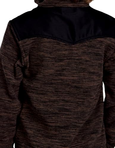 ROPER Western Jacket Boys Micro Fleece Logo Brown 03-397-0692-6171 BR2