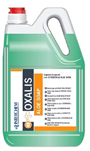 Oxalis Aloe Soap sapone lavamani con estratti di aloe vera - Confezione : 4 taniche da lt.5