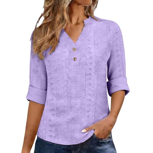 T-shirt surdimensionné pour femmes col en V masquant les imperfections