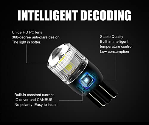 Lente di cristallo 433 H6W BAX9S (12V-24V) Canbus