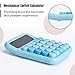 Mr. Pen- Mechanical Switch Calculator, 12 Digits, Large LCD Display, Blue Calculator Big Buttons