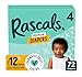Rascals Premium Absorbent Baby Diapers, Premium Diapers, Diapers, Babydiapers, Disposable Baby Diapers, Fragrance-Free, Latex-Free, Lotion-Free, Size 4, 72 Count- by Platdistro