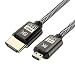 Produktbild Cablecc Micro-HDMI auf HDMI 2.1 Ultra-HD UHD 8K 60Hz 4K 120Hz Kabel 48GB HDMI-Kabel für Kamera Tablet 1M