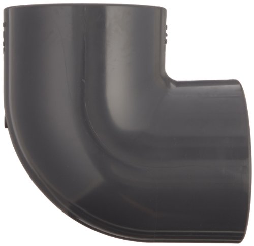Spears 806 Series PVC Pipe Fitting, 90 Degree Elbow, Schedule 80, Socket 4" 806-040 1
