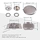 GOOFIT Cylinder Head Cover Sets Ersatz für 125cc ATV Dirtbike Go Kart