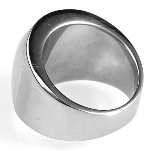 Bague oeil de chat unisexe en opale, le cadeau idéal en acier - 4