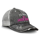 Speedy Pros Baseball Cap I'll Bring The Jager Bombs Cotton Trucker Hats for Men & Women Black Gray