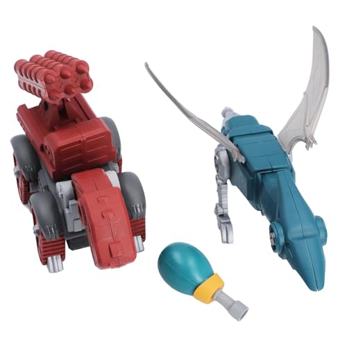 Juguete transformador de vehículo de dinosaurio, el regalo DIY ideal con taladro infantil