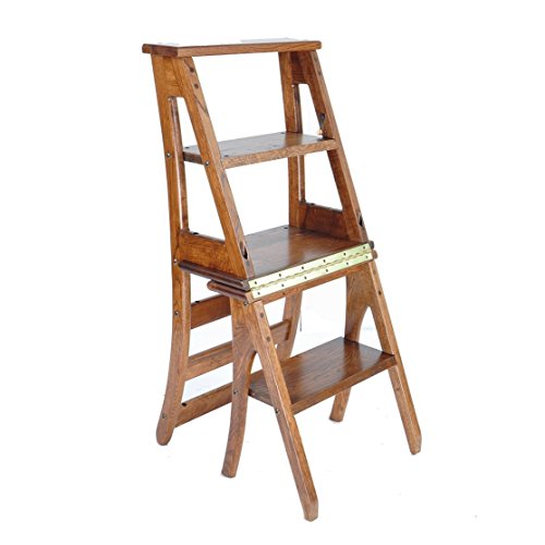 Katxay Muebles Modernos de Madera Plegable Escalera Plegable Plegable Biblioteca Pasos Escalera Silla Cocina Uso de la Oficina