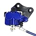 PRO BAT Front Disc Brake Master Cylinder Caliper + Front Disc Brake Plate Replacement + Brake Pad Assembly for 50cc 70cc 90cc SSR 110cc 125cc Atomik SSR Apollo Chinese Dirt Bike Pit Bike, Blue
