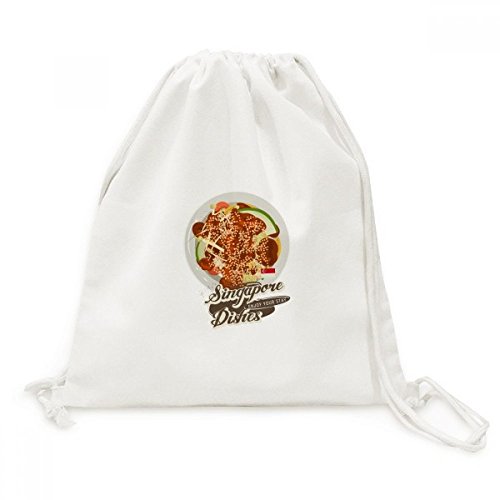 Sac à dos en toile Singapour Rojak DIYthinker de qualité