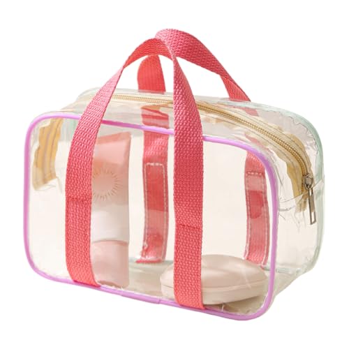 Efficace protezione dagli spruzzi: dotata di un sistema di chiusura a strappo completo per una completa resistenza all'acqua, questa borsa per il trucco mantiene i tuoi oggetti asciutti e puliti anche in condizioni di bagnato