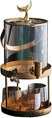 Set de Té con Vasos y Soporte Metálico