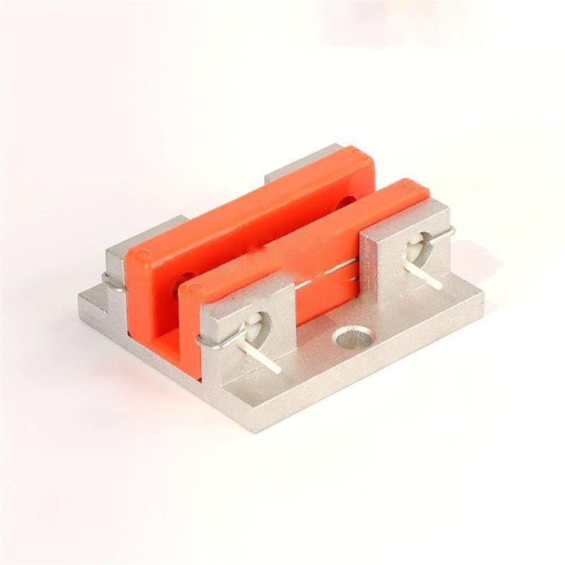 4PCS Elevator Counterweight Guide Shoe Length 80mm Groove Width 10mm RED