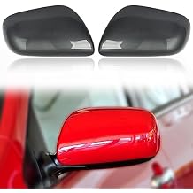 Car Rearview Mirror Cover Cap Housing Protective Cover for Exterior Mirrors Fit for Toyota Corolla 2007-2013Cannot fit LE Model 87915-02910 87945-02910Black, Left Driver Side