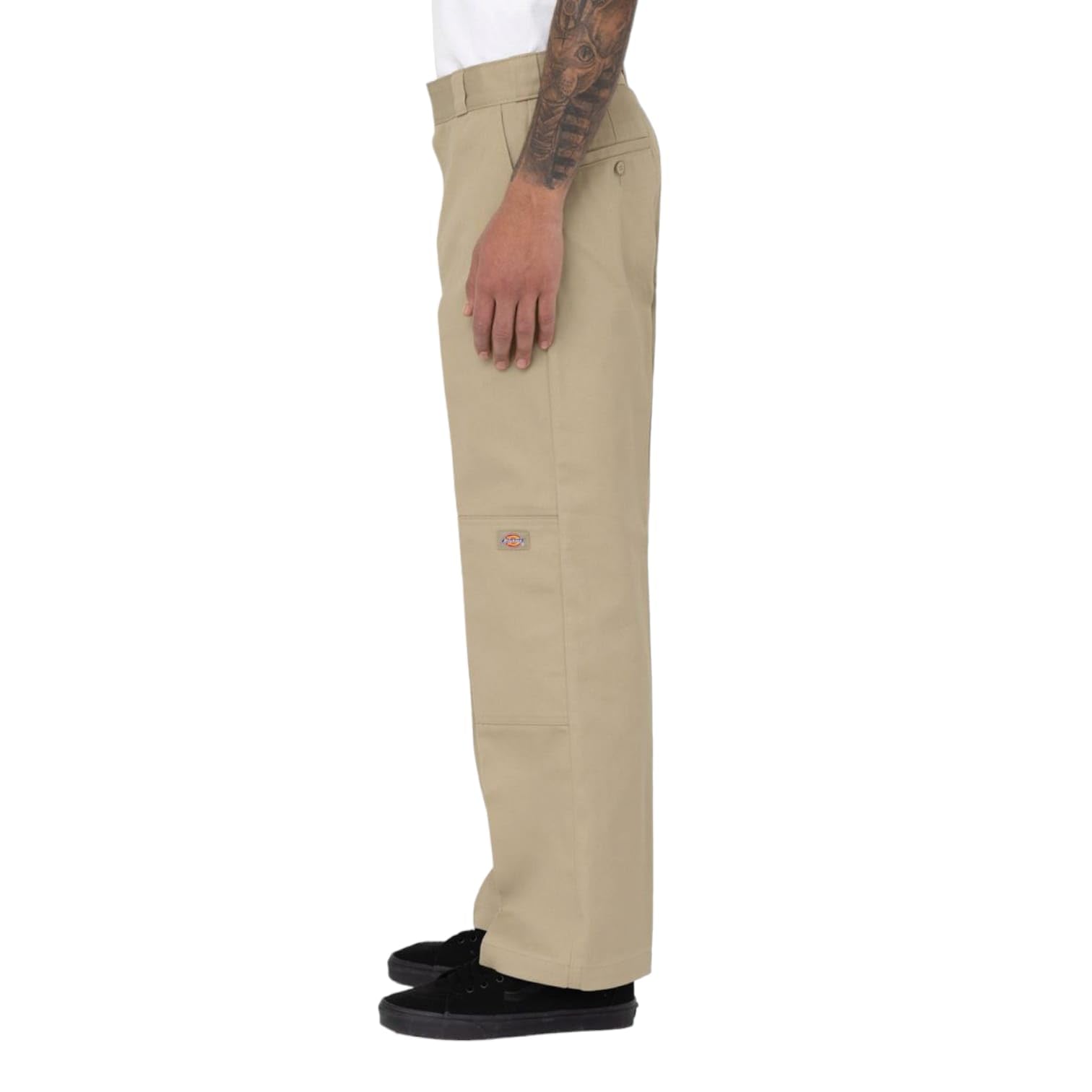 Dickies Pantalone Double Knee Uomo I Double Knee Sono Un Classico Senza Tempo Ispirato agli Indumenti da Lavoro, concepiti per durare a Lungo. Realizzati in Un Morbido e Confortevole Mix di