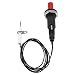 Allumage Piézo-électrique avec Cable piézoélectrique Piezo Spark Ignition BBQ Grill Tool 1 Out 2 Foyer Portable Cuisinière à gaz Allumeur pour la Maison en Plein air pour Gril cuisinière, Chauffage