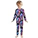 ODAWA Vibrant Skull Head Long Sleeve 4T Tee and Pant 2-piece Pj Set Fall Clothes