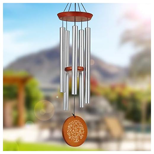 Epartswide Wind Chimes for Outside 37 Inch Sympathy Wind Chime Large Deep Tone Memorial Windchime for Loss of Loved One Tree of Life Decor Windchimes Gifts for Mother Garden Home