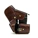 MegaGear ''Ever Ready'' Dark Brown DSLR Camera Case for Canon EOS Rebel T3i 18-55mm IS 18-135mm IS /Canon 600D 18-55mm 18-135mm IS