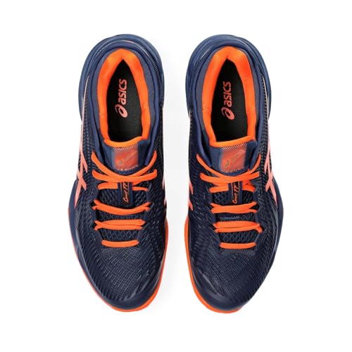 TENIS ASICS COURT FF 3 CLAY (SAIBRO) AZUL E LARANJA - 2024 (1041A371-401, BR, Adulto, Numérico, 41)
