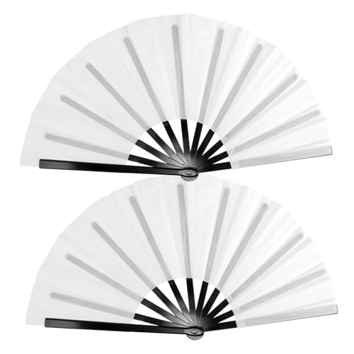 Éventails pliants à sublimer vierges Uonlytech pour loisirs créatifs x2