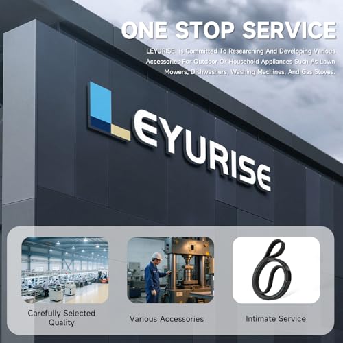 LEYURISE 49" Micro 6-Rib Air Compressor Drive Belt Poly-V Belt Compatible with Campbell Hausfeld Dayton Husky Speedaire Replace#: BT003100AV 490J6 BT-31 490J