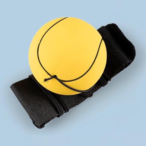 1 Stücke Weicher Ball Handgelenk Ball Mit Schnur, 6cm Handgelenk Return Ball, Ball An Der Schnur Springball Hüpfball, Handgelenk Ball Gummi Bouncy Ball, Sport Erwachsene