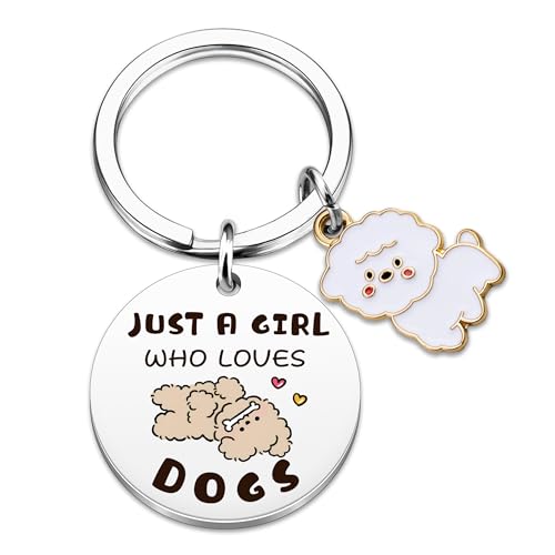 WIRNGF Dog Keychain Gifts for Dog Lovers Christmas Stocking Stuffers for Women Teen Girl Gifts...
