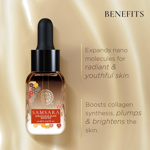 Image of Forest Essentials Samsara Miraculous Glow Booster Anti-Ageing Day Serum | Plumps & Lifts skin for a Radiant, Youthful Glow | Innovative Nanotechnology & Fermented Herbs | Clinically Proven Results