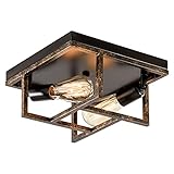 Esta lámpara de techo vintage es perfecta para la cocina, el dormitorio, el vestíbulo, la escalera
