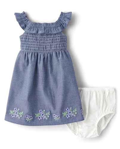 Gymboree,Chambray Dress,Chambray Blue,UPTO7LBS.