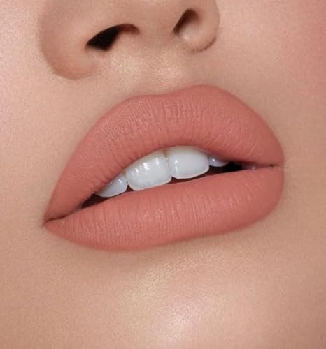 Image of Moon Embers Lip Liner Pencil Set, Red Shades, NUDE Finish, Wax, 12 Pieces, with Built-in Sharpener