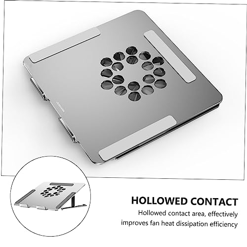 KALLORY base refrigerante para laptop con ventilador LED miniatura 4