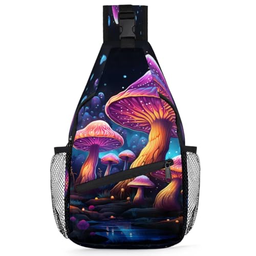 Bolso tipo sling para hombre y mujer multicolor